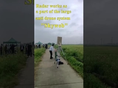 قدرة تصنيف الأهداف رادار دقة عالية منخفضة الارتفاع مع تعقب أهداف متعددة